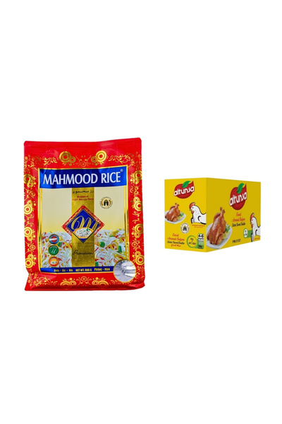 Mahmood Rıce Mahmood Basmati Pirinç 900 G ve Altunsa Tavuk Bulyon 20’li Set