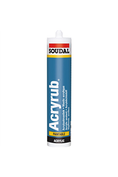 Soudal Akrilik Gri Silikonize Acryrub Mastik 500 gr Grey Acryl