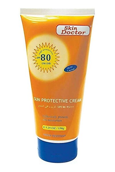 Skin Doctor كريم واقٍ من الشمس بعامل حماية 80 لجميع أنواع البشرة - 150 غرام