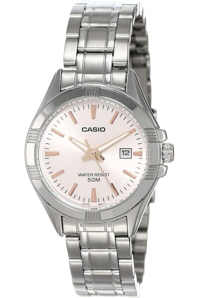 Casio ساعة LTP-1308D-4AVDF للرجال، لون وردي