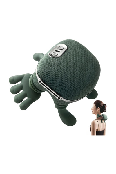 Seyid Satin Gelgör 10 Parmaklı Isıtmalı El Şekilli Taşınabilir Şarjlı Masaj C...