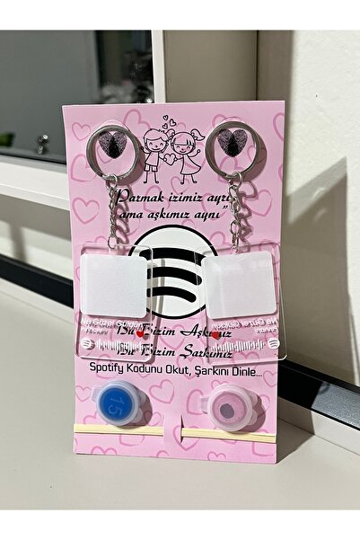 By Ayşegül Aynı Şarkıda Buluşanlar /Spotify Kodlu Çift Anahtarlık/Pinhani-Ne ...