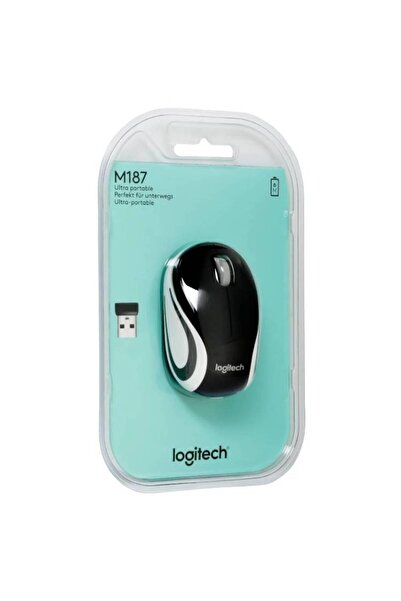 logitech فأرة لاسلكية صغيرة M187 - 910-002731