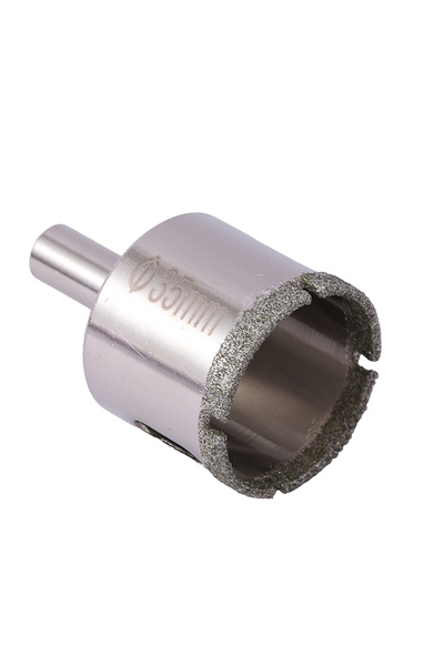 Lawazim Diamond Plating Hole Saw 35mm Dry Core Bit for Tile Glass Stone