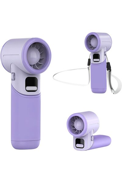 MERTTURM مروحة يدوية محمولة قوية - بنفسجي