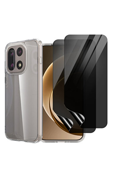 Lukione Compatible with OnePlus 15 5G Clear Case & Privacy Screen Protector C...