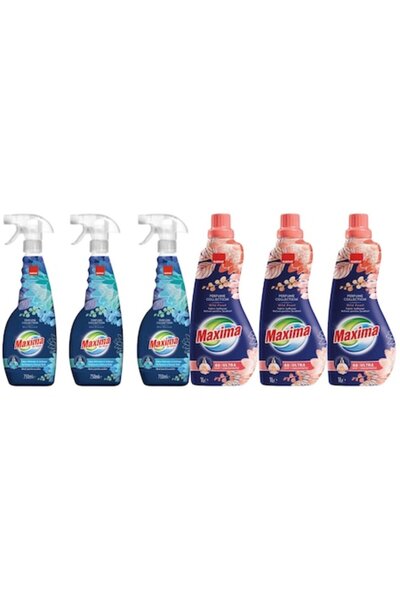 Sano Fabric Softener Set, 3 x 750 ml / 3 x 1 L