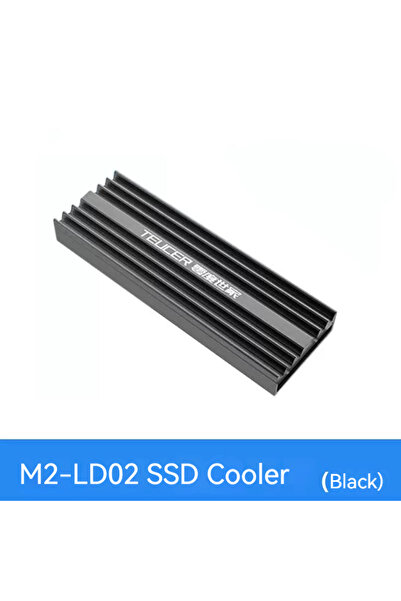 choice2 مشتت حراري أسود M2، مشتت حراري M.2 SSD NVMe، مشتت حراري M2 2280، مشتت حراري من الألومنيوم مع حشية