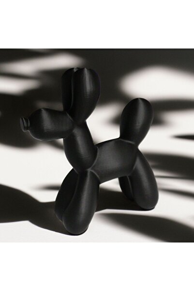 jeane home decor Büyük Boy 25cm Balon Köpek Biblo Obje Dekoratif Heykel, Modern Ev & Ofis Aksesuarı Hediyelik