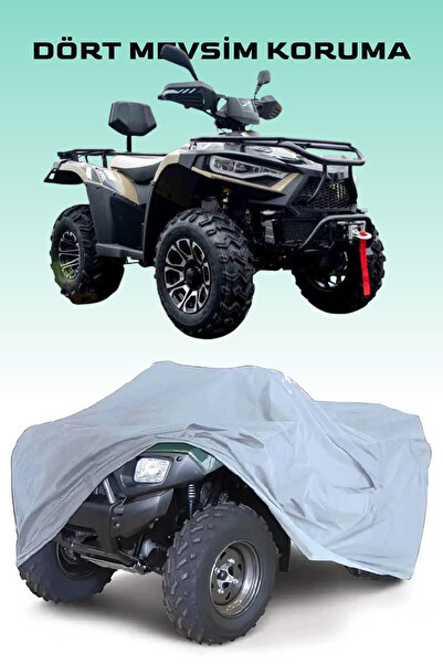 Breen غطاء دراجة رباعية كوبا بروماكس 450 باللون الرمادي، مقاوم للماء ومضاد لل...