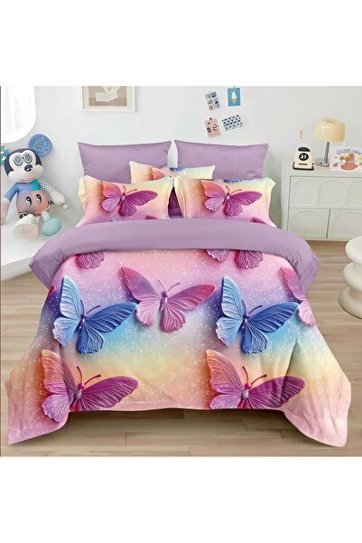 ANY SHOP MARKET Double bed linen, Finet, 6 pieces, Sheet 180x200x25 cm