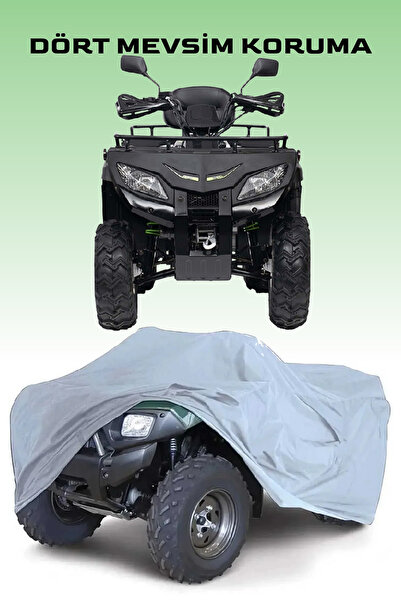 Breen غطاء دراجة رباعية كانوني 250 باللون الرمادي، مقاوم للماء ومضاد للأوساخ ...