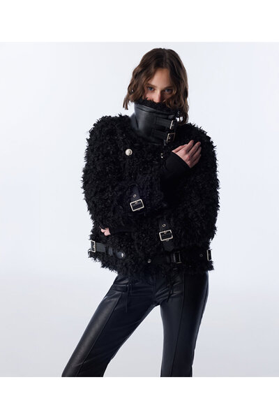 Twist SUNİ DERİ MIX PELÜŞ MONT