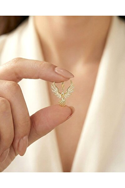 İNDİGO TAKI Anka Kuşu 14 Ayar Altın Kolye Ucu