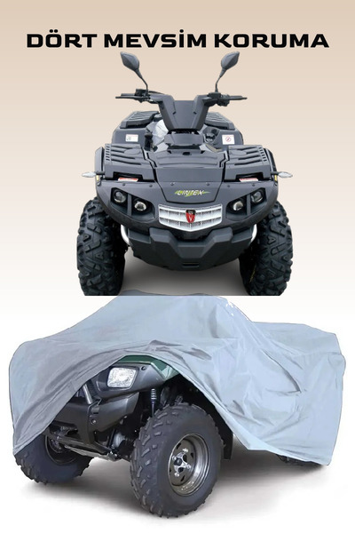 Breen قماش غطاء لينتكس الرمادي للمركبات الرباعية، مقاوم للماء ومضاد للأوساخ و...