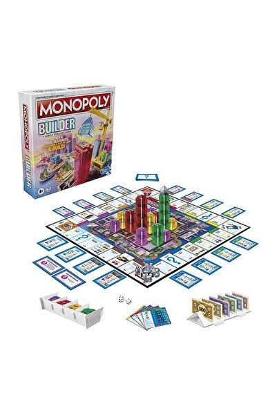 Genericc Monopoly Builder Board Game — Strategy Family Game for Ages 8+