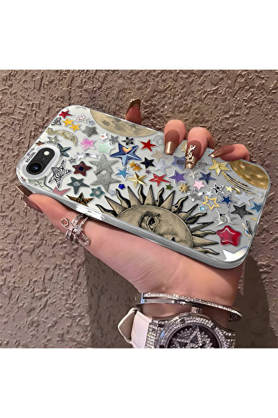 Hontinga iPhone 7/8/Se 2020 2022 Compatible Phone Case Star Anti-Knock Camera...