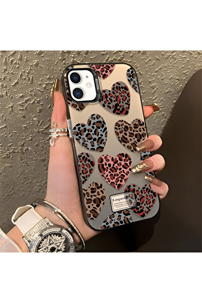 Hontinga حافظة متوافقة مع هاتف iPhone 11، حافظة هاتف بنمط قلب مضاد للسقوط