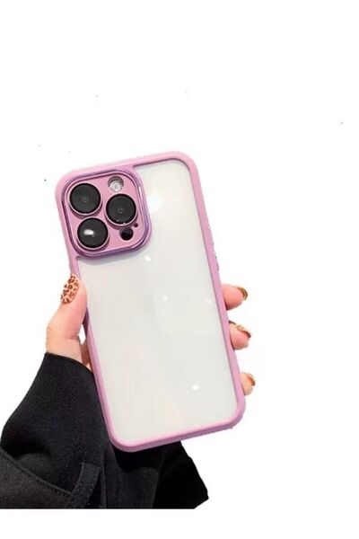 Aktech iPhone 12 Pro Max Compatible Camera Protected Transparent Shock Absorb...