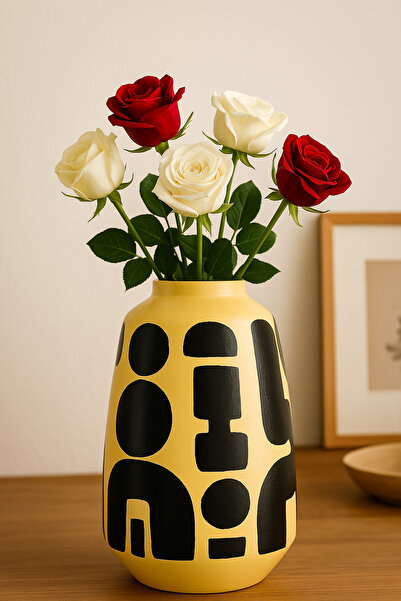 Hmydesign Yellowen Handmade Decorative Ceramic Vase