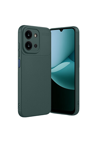 AKSEFİZZ حافظة هاتف شاومي ريدمي 15C 4G ذات ملمس فريد وغطاء مطفي يوفر قبضة عالية