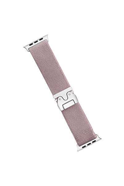 CT STONES ساعة 42 ملم بحزام قماش فورست - أرجواني