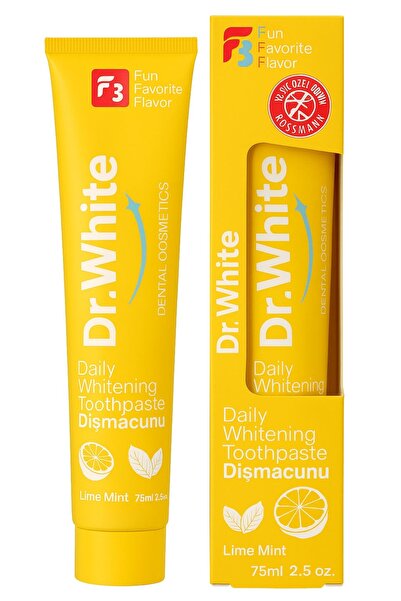 Dr.White Dr. White Daily Whitening Lime Mint Toothpaste Diş Macunu 75ml (Nane Limon)