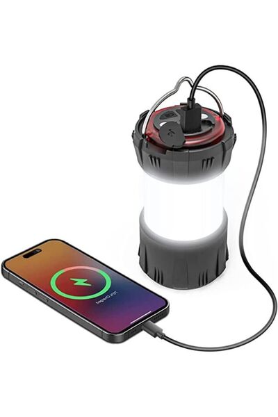 Arabest Training Camping Lantern Rechargeable with Power Bank 2000mah,9 Light Modes,10+ Hrs Battery Life