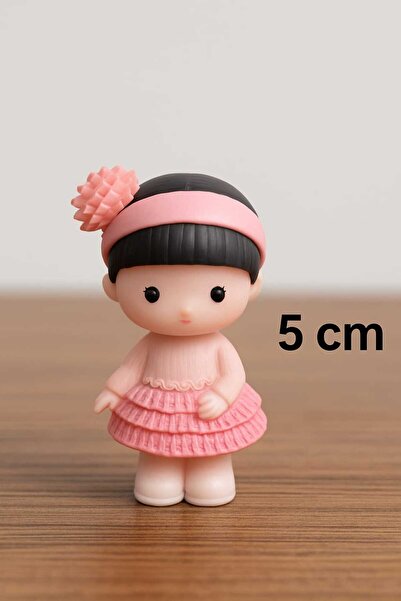 Şirin Mini Kız Figürü Dekoratif Biblo (5 cm)