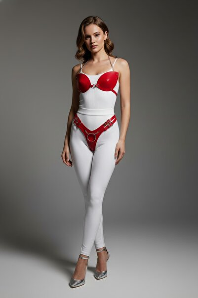 Angels Passion Red Underwear Set Comfortable Non-Marking Business Life - Eleg...