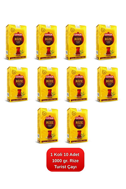 Çaykur Rize Tourist Tea 1000 Gr. 10-Piece Box