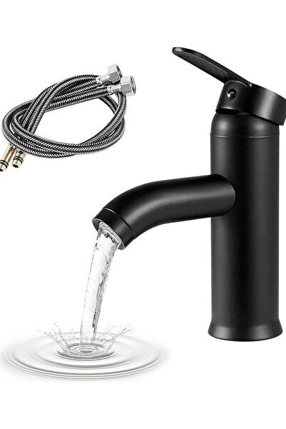 Arabest Water Mixer Kitchen Hot and Cold Water, Bathroom Sink Faucets with Included Hoses (Short)