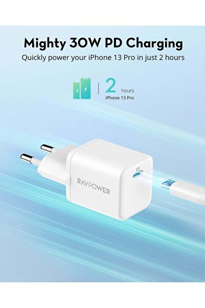 RavPower شاحن حائط بايونير RP-PC169 PD بقوة 30 واط