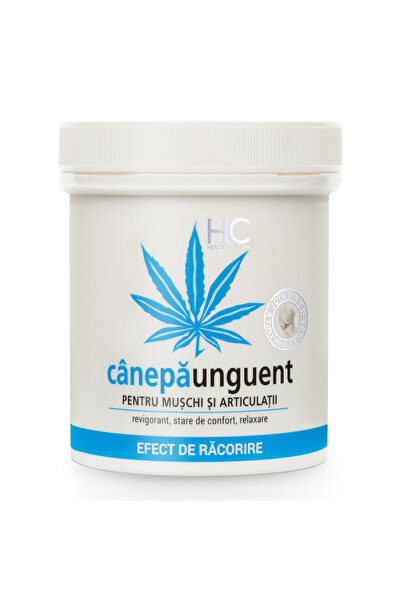 Hemp Cream Canepa Unguent 5% ulei de canepa și efect de racorire 250ml