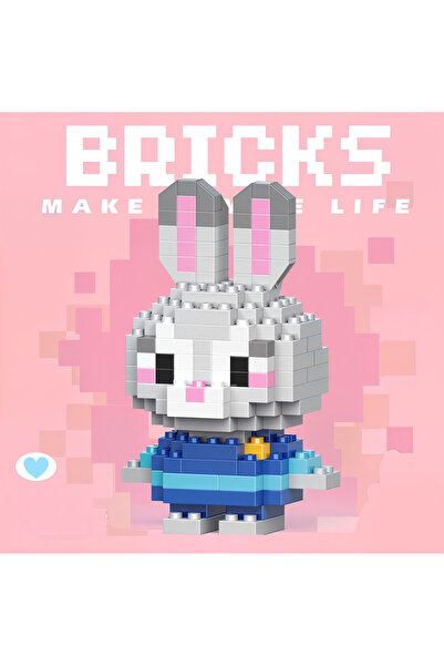 HEY GİDİ GİFT Bricks Judy Hopps Mini Bricks 3D Puzzle / Judy Hopps Sevimli Fi...