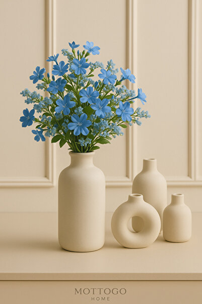 Mottogo باقة زهور صناعية من مينيلي سيبيسو - تبدو طبيعية وحقيقية