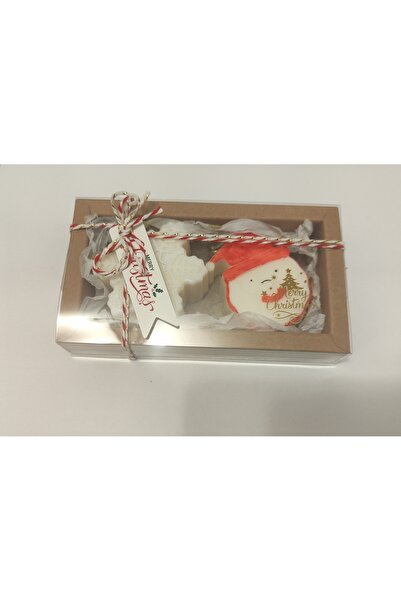 Bry Creative Soap & Candles Christmas Gift Set - Snowflake and Santa Claus