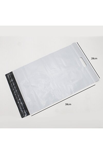 Generic 100 pieces of nylon shipping bags with handles, dimensions 28 x 38 cm