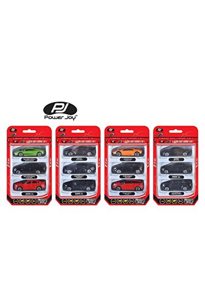 Power Joy Vroom Vroom Diecast Unif Licensed 3 Pieces, Assorted (Style & Color...