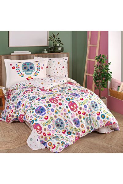 Hobby Single Poplin Duvet Cover Set Alice Fuchsia