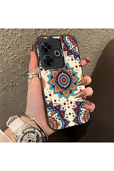 Hontinga حافظة متوافقة مع هاتف Xiaomi Poco M6 4G، حافظة هاتف جميلة بنمط مضاد ...