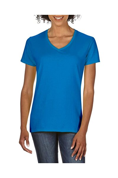 GILDAN PREMIUM COTTON® LADIES' V-NECK T-SHIRT