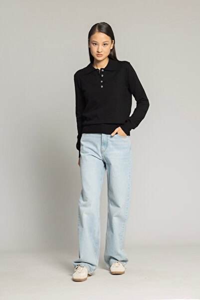 Nisan Pulover tricotat cu guler POLO