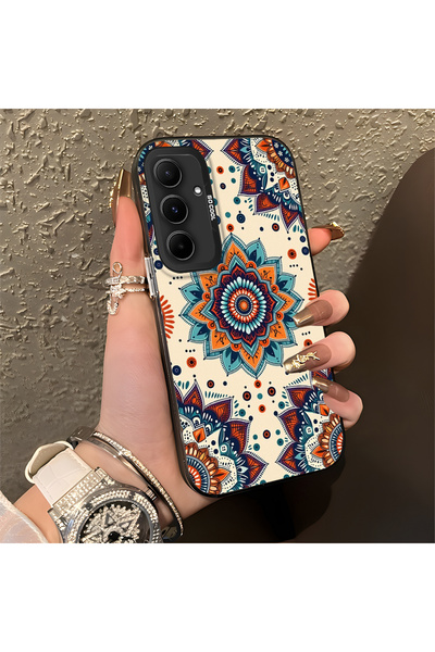 Hontinga حافظة متوافقة مع هاتف سامسونج جالاكسي A55، حافظة هاتف جميلة بنمط مضا...