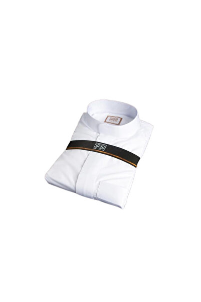 alas eel الأصيل | ثوب رسمي شبابي - سحاب أمامي – ياقة حلق – أكمام سادة - طول 42