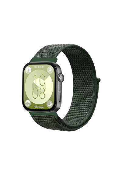 Twin Store 4-strand hook and loop cord - dark green