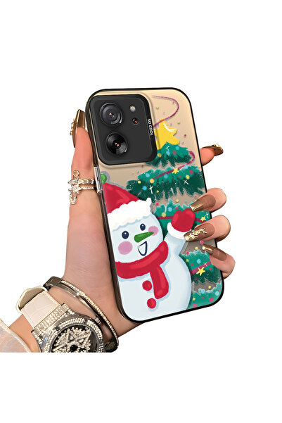 ucuc حافظة سيليكون مضادة للسقوط بنمط ندفة الثلج لعيد الميلاد متوافقة مع هاتف ...