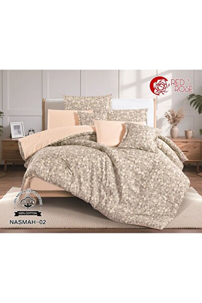 Red Rose Luna Summer Bedspread, 100x100 Cotton