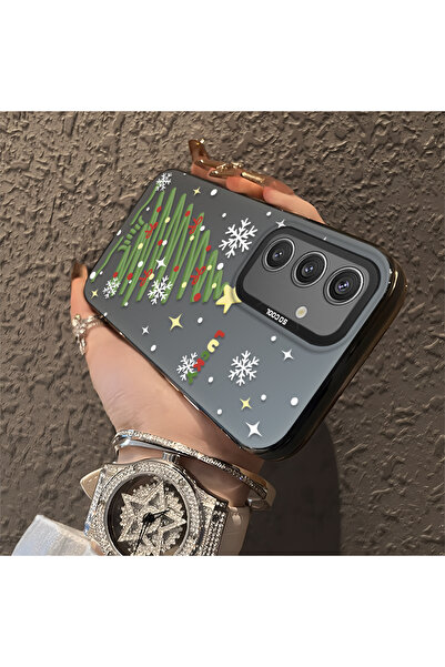 ucuc حافظة سيليكون مضادة للسقوط بنمط شجرة عيد الميلاد متوافقة مع هاتف سامسونج...