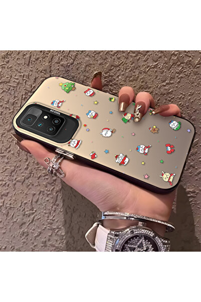 ucuc حافظة سيليكون مضادة للسقوط متوافقة مع هاتف Xiaomi Redmi 10 2022 بنمط سان...